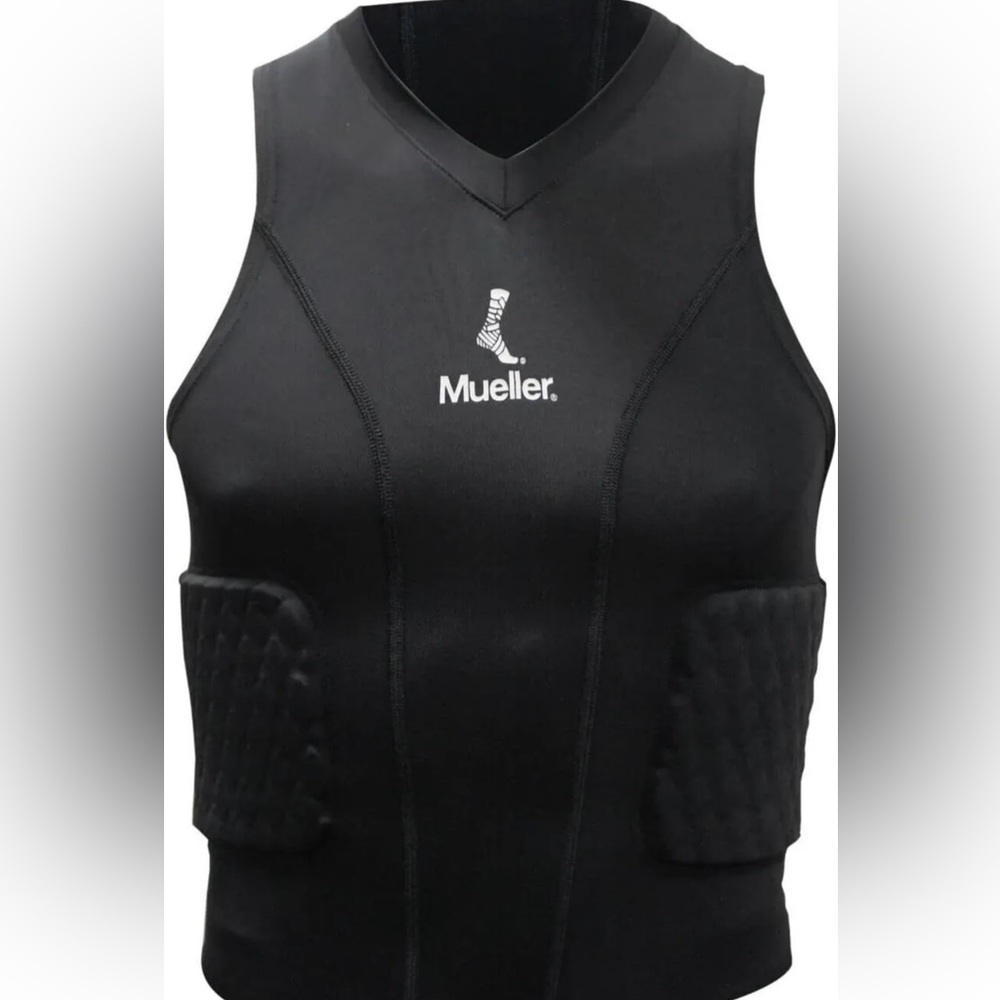 New Mueller Diamond 3-Pad Shirt  impact sleeveless padded Size Adult XL 44-48